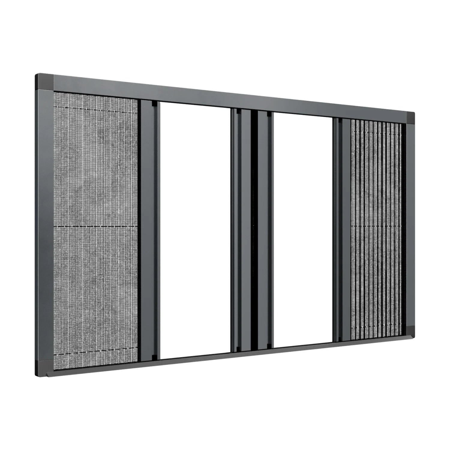 Fliegengitter Tür Plissee nach maß - Zentralsystem