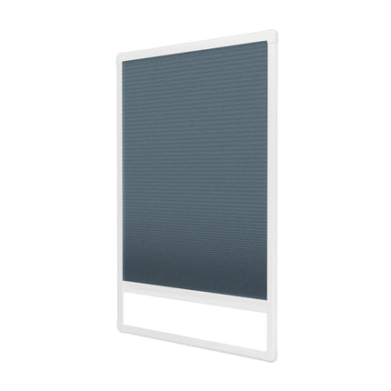 Plissee ohne Bohren nach Maß | Halbtransparent Blau | Easyclick