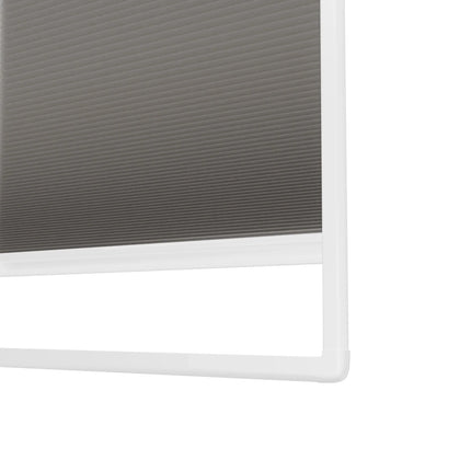 Plissee ohne Bohren nach Maß | Verdunkelnd Hellgrau | Easyclick