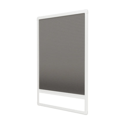 Plissee ohne Bohren nach Maß | Verdunkelnd Hellgrau | Easyclick