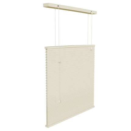 Plissee nach Maß Wabenstruktur - Halbtransparent - Creme