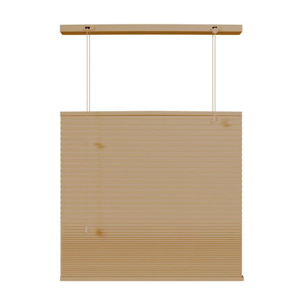 Plissee nach Maß Wabenstruktur - Halbtransparent - Braun