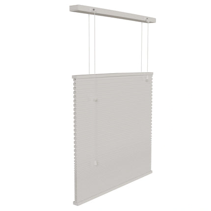 Plissee nach Maß Wabenstruktur - Halbtransparent - Hellgrau