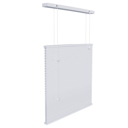 Plissee nach Maß Wabenstruktur - Halbtransparent - Weiß