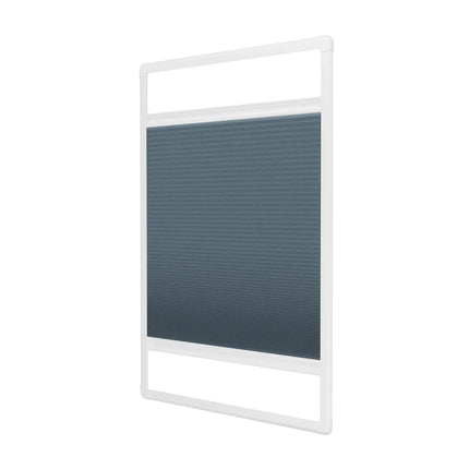 Plissee ohne Bohren nach Maß | Halbtransparent Blau | Easyclick