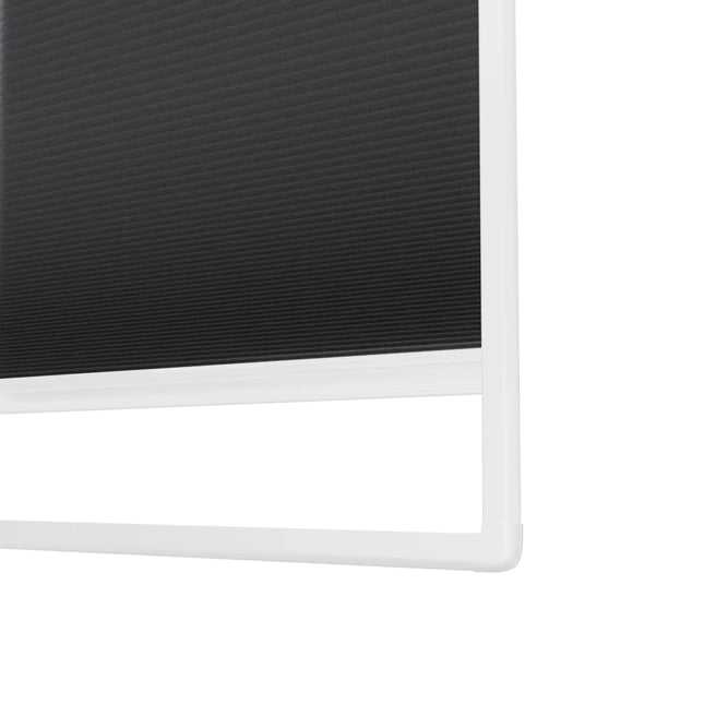 Plissee ohne Bohren nach Maß | Halbtransparent Dunkelgrau | Easyclick