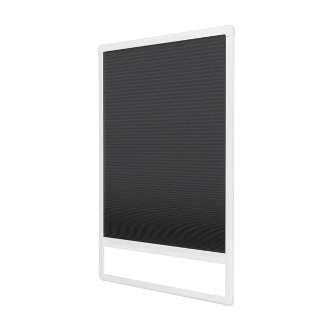 Plissee ohne Bohren nach Maß | Verdunkelnd Dunkelgrau | Easyclick