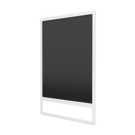 Plissee ohne Bohren nach Maß | Verdunkelnd Dunkelgrau | Easyclick