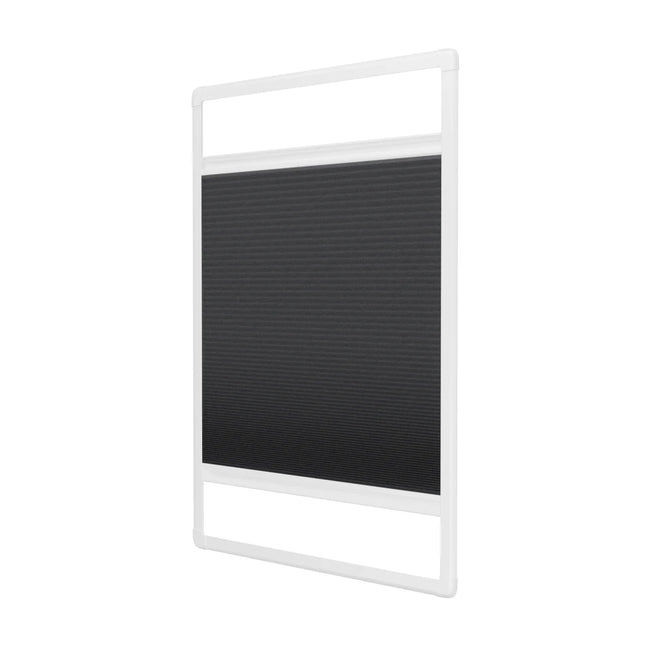 Plissee ohne Bohren nach Maß | Verdunkelnd Dunkelgrau | Easyclick