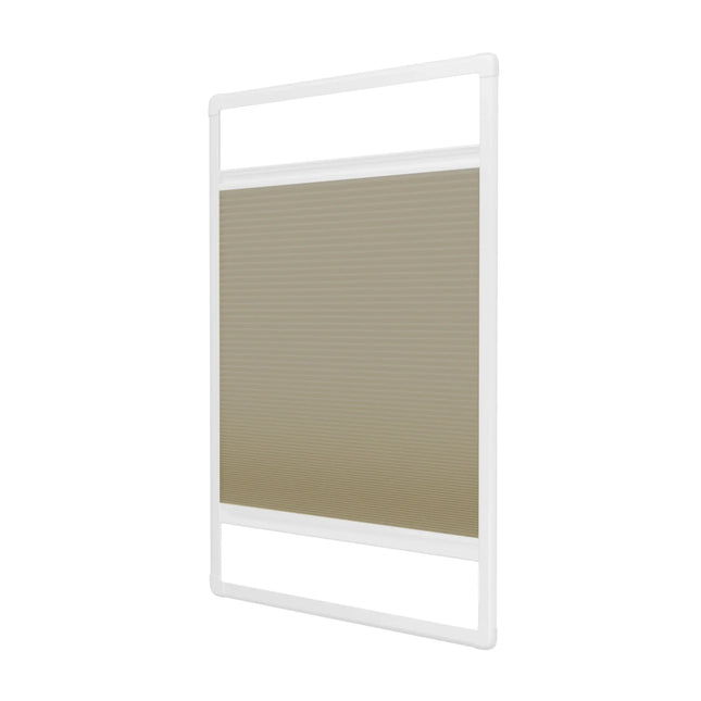 Plissee ohne Bohren nach Maß | Verdunkelnd Hellbraun | Easyclick