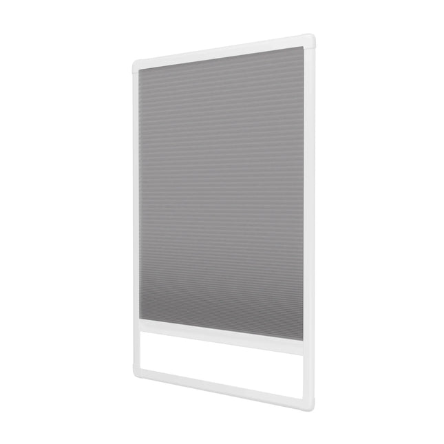 Plissee ohne Bohren nach Maß | Halbtransparent Hellgrau | Easyclick