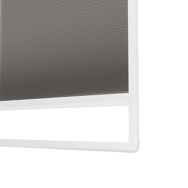 Plissee ohne Bohren nach Maß | Verdunkelnd Hellgrau | Easyclick