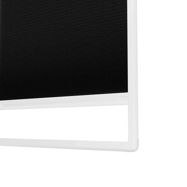 Plissee ohne Bohren nach Maß | Halbtransparent Schwarz | Easyclick