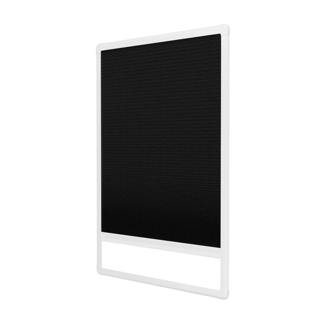 Plissee ohne Bohren nach Maß | Halbtransparent Schwarz | Easyclick