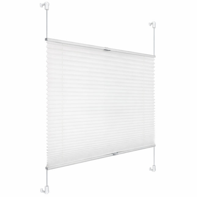 Plissee ohne bohren nach maß Klemmfix - Zum klemmen - Weiß