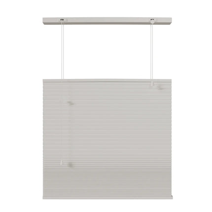 Plissee nach Maß Wabenstruktur - Halbtransparent - Hellgrau