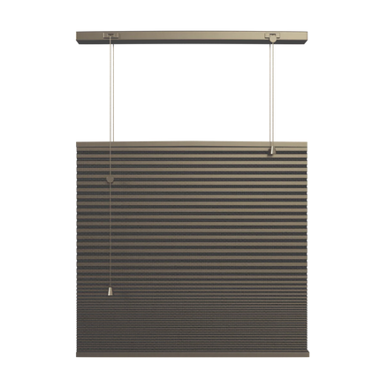 Plissee nach Maß Wabenstruktur - Halbtransparent - Gold