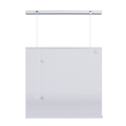 Plissee nach Maß Wabenstruktur - Halbtransparent - Weiß